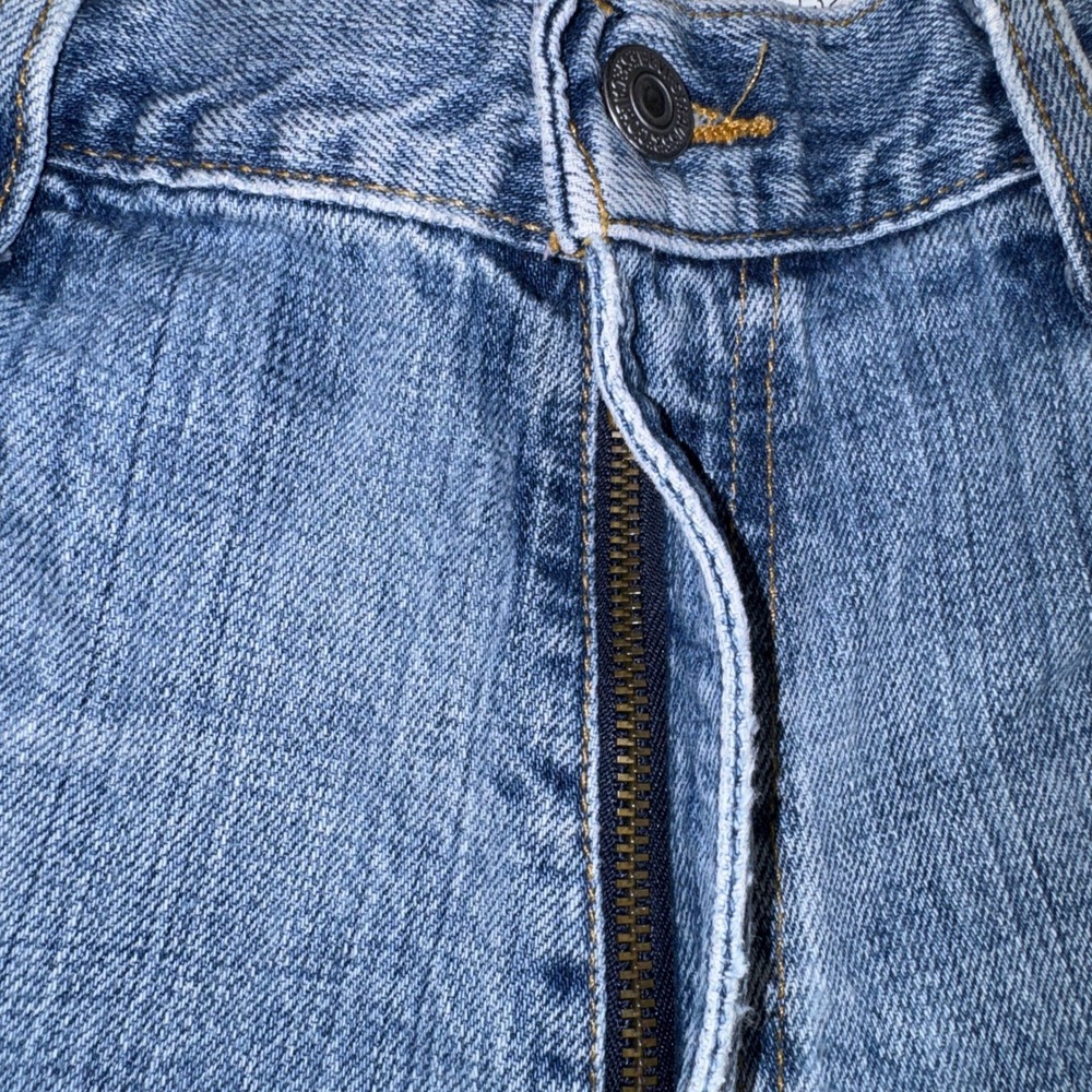 Vintage 2002 Levi's 529 Jeans Mens 34x32 Low Rise Straight Blue Denim Y2K 0502 - Picture 5 of 16